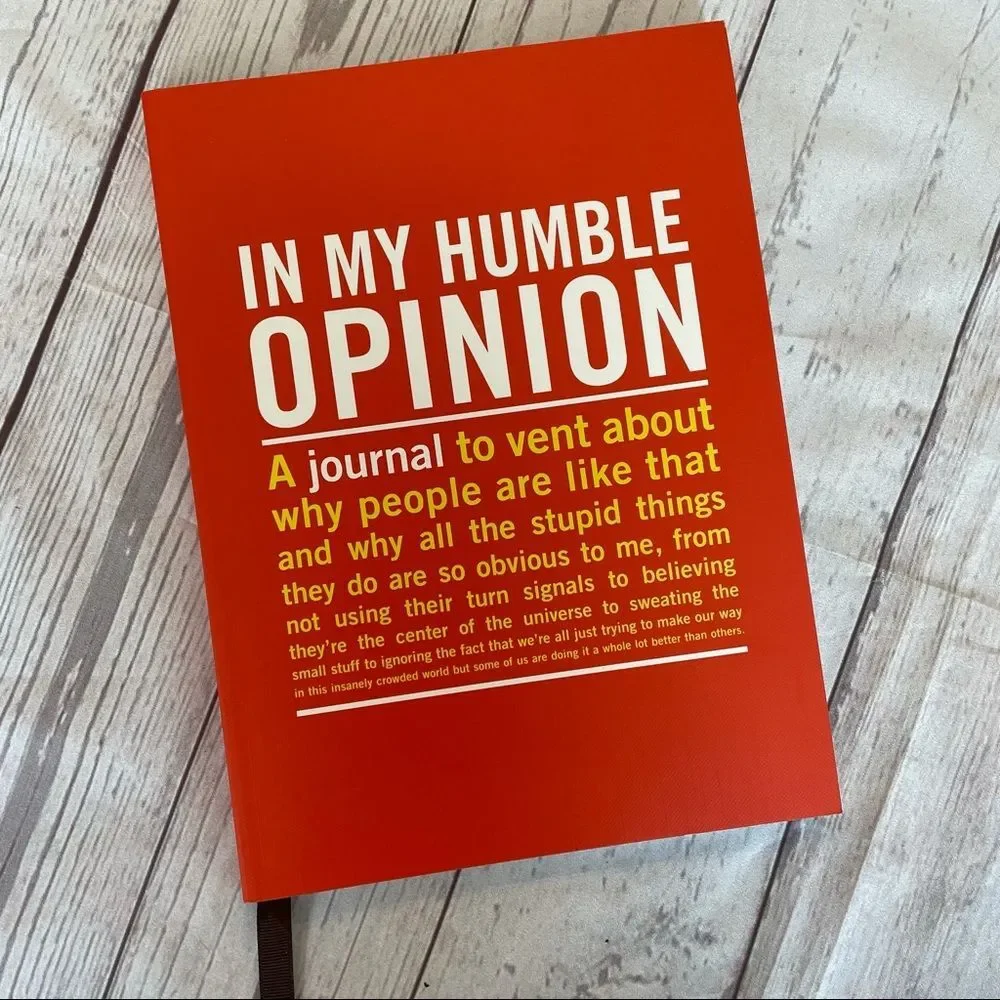NWT KNOCK KNOCK In My Humble Opinion Journal
